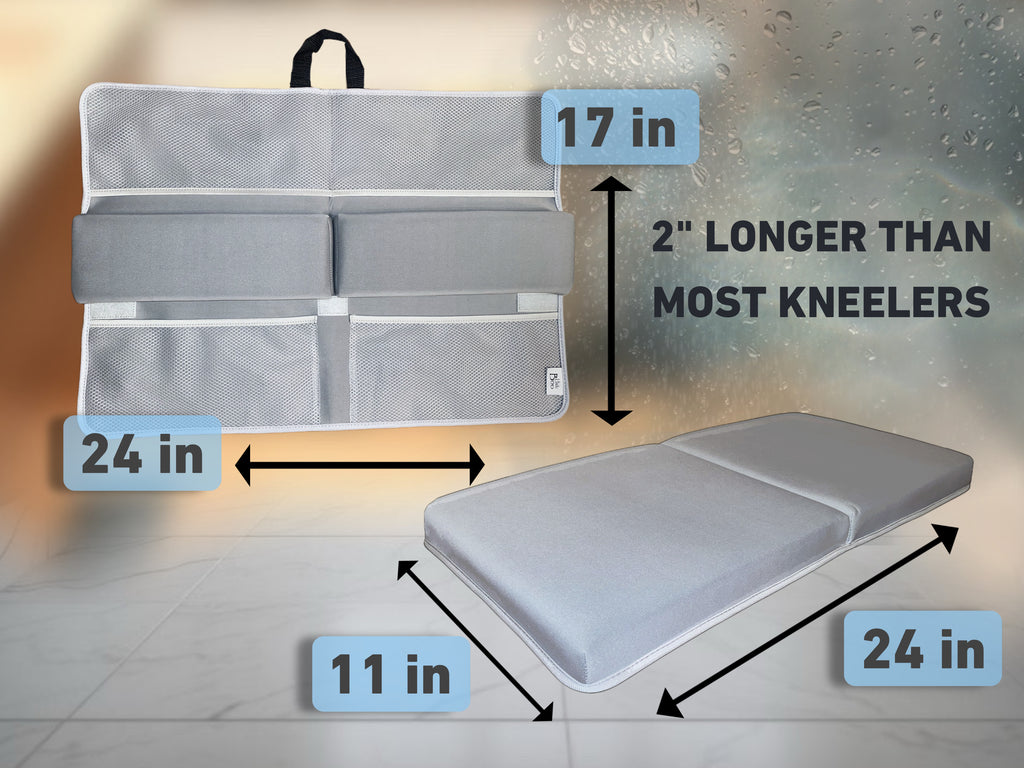 Bath Toy Organizer | Kneeler & Elbow Rest Pad Set