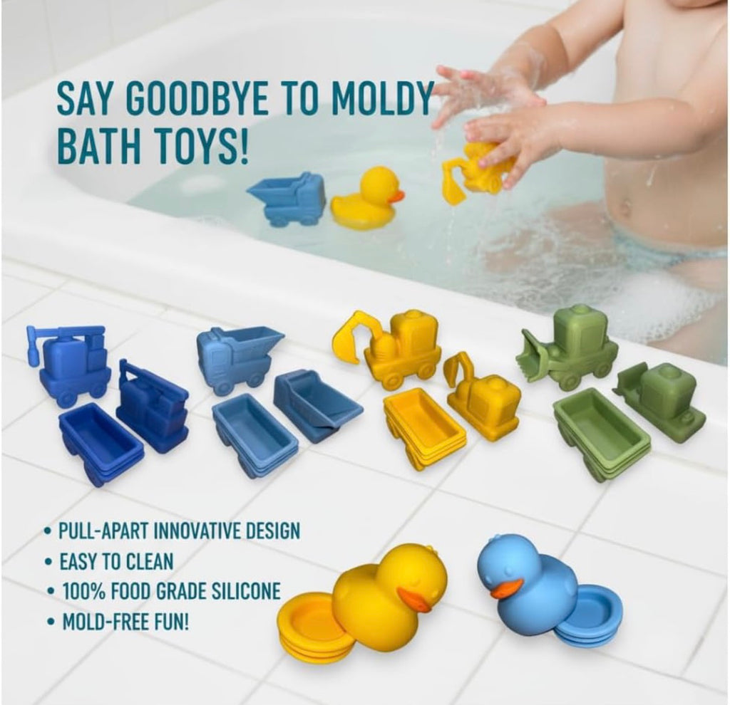 Pop It Open & Pull Apart Mold Free Bath Toys