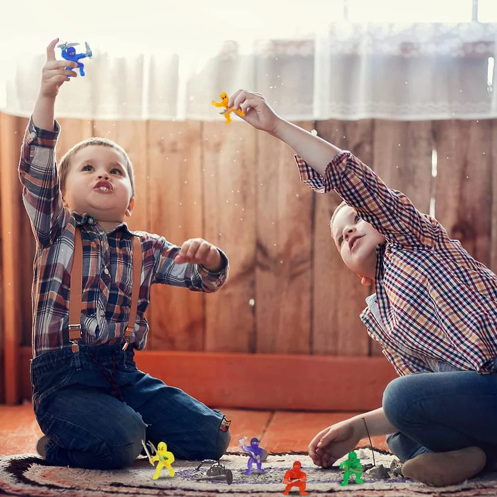 Two children playing with toy figures on a rug outdoors.
Pop It Open & Pull Apart Mold Free Bath Toys	Jul 20, 2026
https://thelittlebooshop.com/products/sundays-best-hidden-ninja-bath-bomb
Sunday's Best Hidden Ninja Bath Bomb